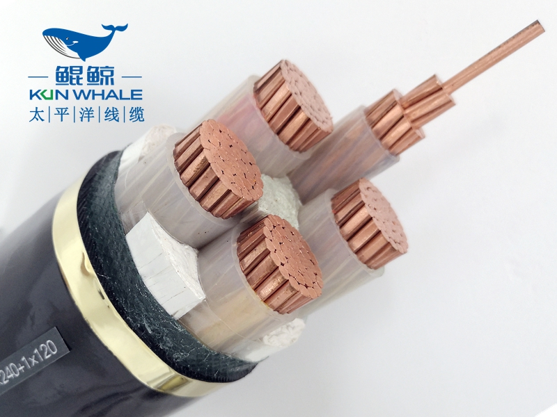 zc-yjv4x240+1x120铜芯阻燃低压电缆 电力电缆