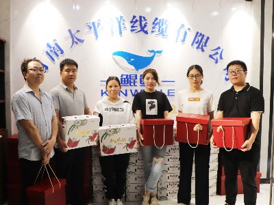 广东星欧娱乐线缆为员工发放端午节福利